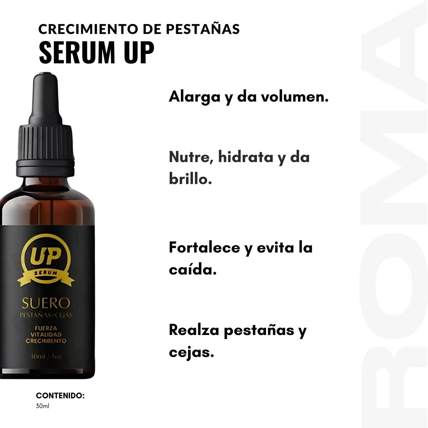 SERUM UP PRO Alargador de pestañas y cejas