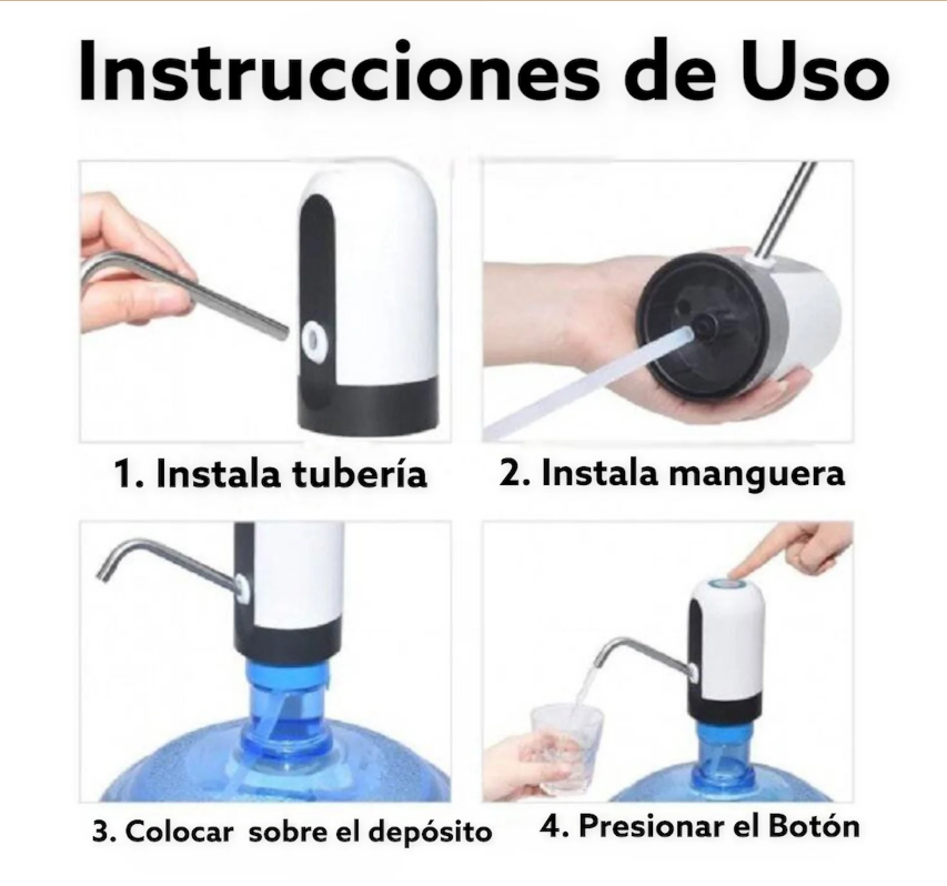 DISPENSADOR DE AGUA RECARGABLE